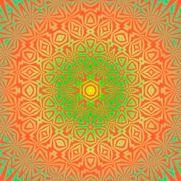 Creative Ornamental Colored Pattern Illustrazione stock