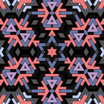 Creative Ornamental Dark Pattern Creative Ornamental Dark Pattern. Geometr... Stock Photos