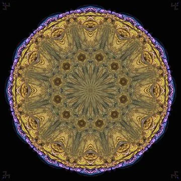 Creative ornamental design on black background 스톡 일러스트