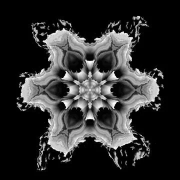Creative ornamental design on black background Stock-Illustration