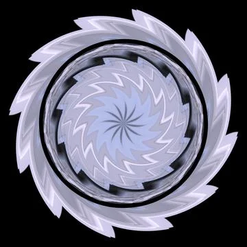 Creative ornamental design on black background Stock Illustration