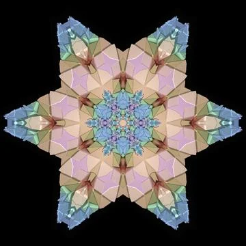 Creative ornamental design on black background Stock-Illustration