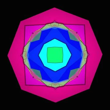 Creative ornamental design on black background 스톡 일러스트