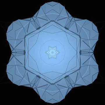 Creative ornamental design on black background Stock-Illustration