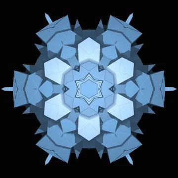 Creative ornamental design on black background Stock-Illustration
