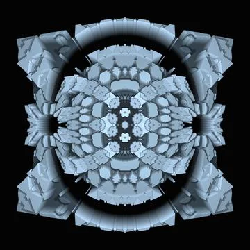 Creative ornamental design on black background 스톡 일러스트