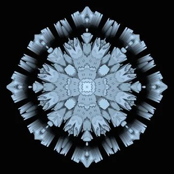 Creative ornamental design on black background Stock-Illustration