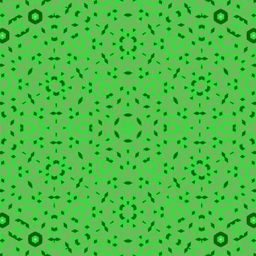 Creative Ornamental Green Pattern Creative Ornamental Green Pattern. Geome... Stock Photos