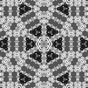Creative Ornamental Grey Pattern Creative Ornamental Grey Pattern. Geometr... Stock Photos