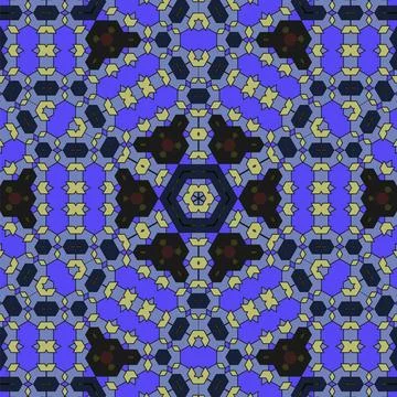 Creative Ornamental Mosaic Pattern Creative Ornamental Mosaic Pattern. Geo... Foto stock