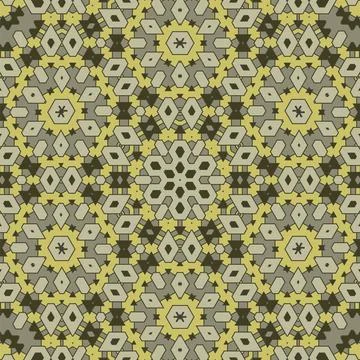 Creative Ornamental Mosaic Pattern Creative Ornamental Mosaic Pattern. Geo... 写真素材