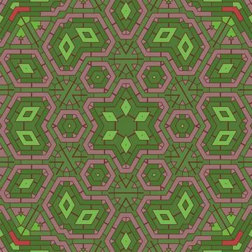 Creative Ornamental Mosaic Pattern Creative Ornamental Mosaic Pattern. Geo... 스톡 사진