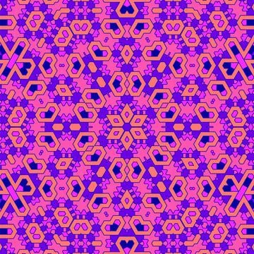 Creative Ornamental Pink Pattern Creative Ornamental Pink Pattern. Geometr... Stock Photos