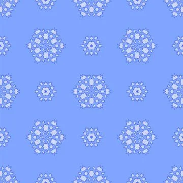 Creative Ornamental Seamless Blue Pattern Creative Ornamental Seamless Blu... Foto stock