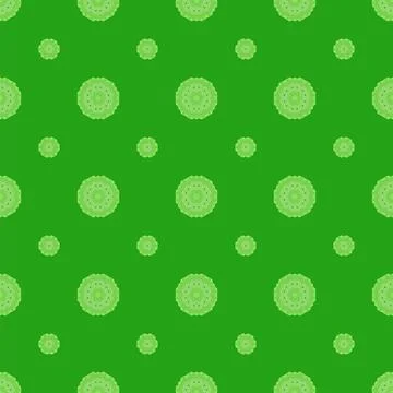 Creative Ornamental Seamless Green Pattern Creative Ornamental Seamless Gr... Foto stock