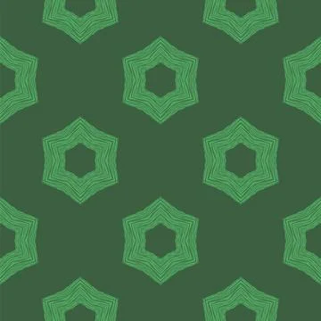 Creative Ornamental Seamless Green Pattern Creative Ornamental Seamless Gr... Foto stock