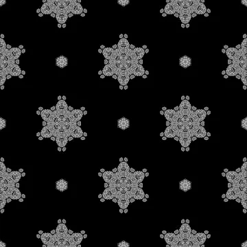 Creative Ornamental Seamless Grey Pattern 스톡 일러스트