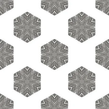 Creative Ornamental Seamless Grey Pattern Creative Ornamental Seamless Gre... Stock Photos