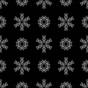 Creative Ornamental Seamless Grey Pattern Creative Ornamental Seamless Gre... Stock Photos