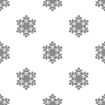 Creative Ornamental Seamless Grey Pattern Creative Ornamental Seamless Gre... 스톡 사진