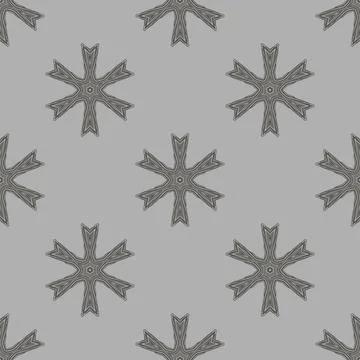 Creative Ornamental Seamless Grey Pattern Creative Ornamental Seamless Gre... Foto stock