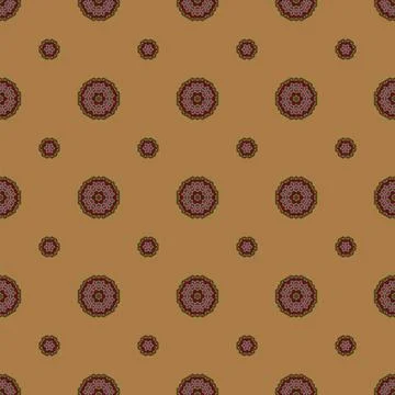 Creative Ornamental Seamless Red Pattern Creative Ornamental Seamless Red ... Foto stock