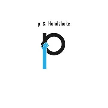 Creative P- letter icon abstract logo design vector template.Business offer,p Stock Illustration