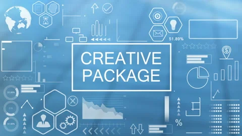 Creative Package, Animated Typography Stock Footage 133251214