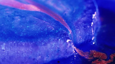 Creative paint art macro bokeh textured surface Stock Footage 234647346