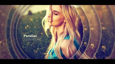 Creative Parallax Slideshow 스톡 After Effects