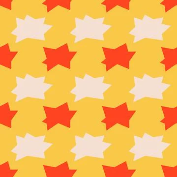 Creative party background seamless vector pattern. Fun christmas concept. Illustrazione stock