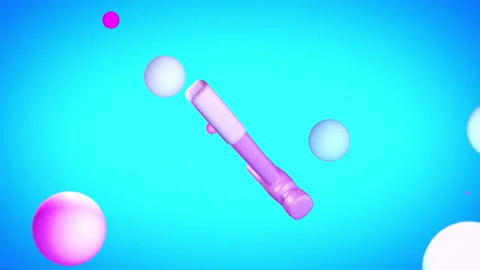 Creative Pastel Colored Engineering Hammer Tool Background Rotating Animation Video stock 164860053