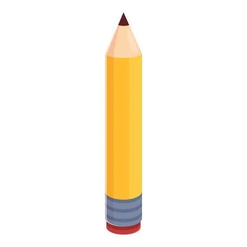 Creative pencil icon cartoon vector. Mind mind goal Stock Illustration