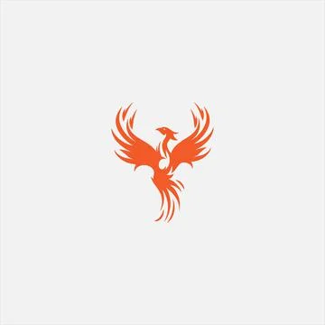 Creative Phoenix Bird Logo vector 스톡 일러스트