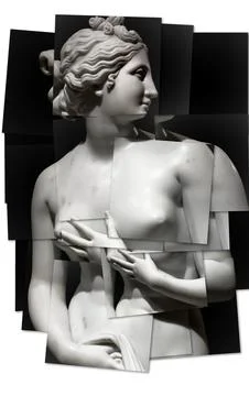 Creative picture of Venus statue - classical statue of young beautiful woman Foto stock