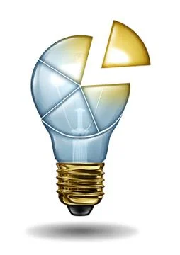 Creative pie chart イラスト素材