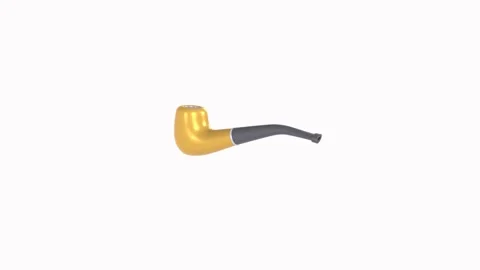 Creative pipe design featuring a unique yellow color and sleek shape Stockbeeldmateriaal 296015980