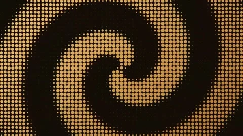 Creative pixel art logo design made from small dots pattern Stock Footage 348718148