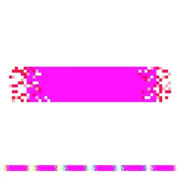 Creative pixel banner cartoon vector graphic Stock Illustration