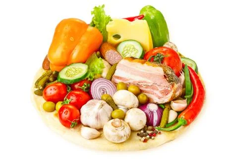 Creative pizza Stock Photos