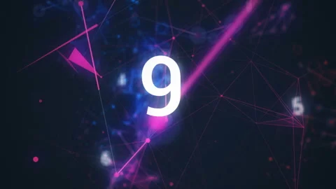 Creative Plexus Countdown Stock Footage 102941417