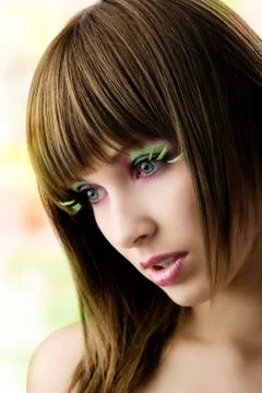 Creative portrait Stock Photos