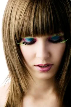 Creative portrait Stock Photos