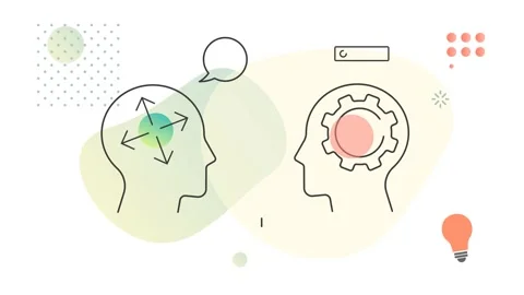 Creative Problem Solving with curious mindset  and discussions - Abstract Ani Stock Footage 310535927