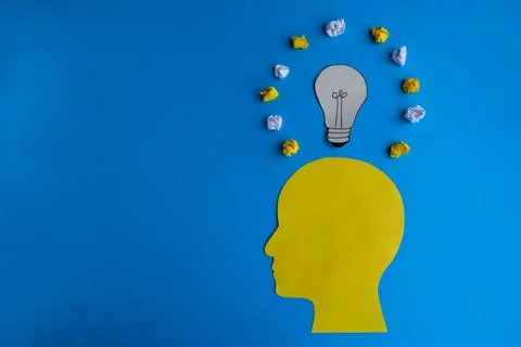 Creative Process and Brainstorming for Ideas Stock Photos