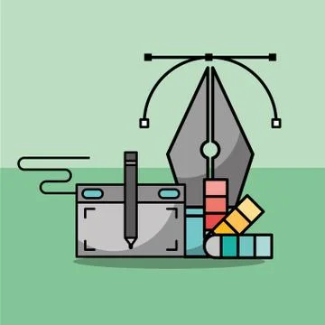 Creative process concept Stock Illustration