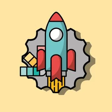 Creative process concept Stock Illustration