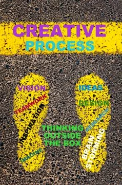 Creative Process - Conceptual Image Stock Photos