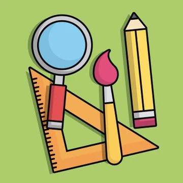 Creative process design Stock Illustration