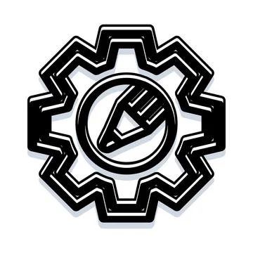 Creative process engineering writing and designing settings イラスト素材